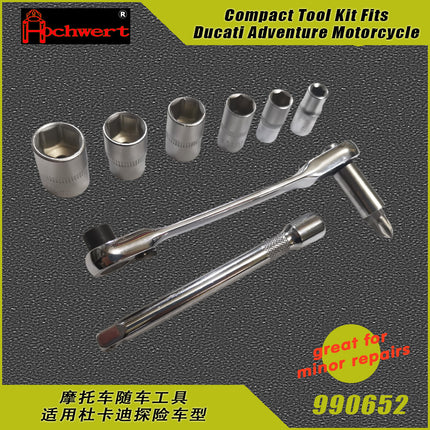 Car Tool Adventure Motorcycle Emergency Repair Tool Suitable for Ducati Adventure Compact Set Tool