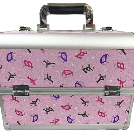 Manufacturer's Ready-Made Wholesale and Retail Professional Makeup Box, Beauty and Manicure Box, Double-Layer Large-Capacity Portable Makeup Box