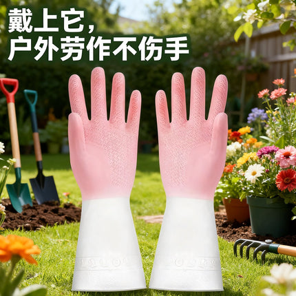 Dishwashing Gloves, Durable, Waterproof, Rubber Latex, Kitchen Dishwashing, Laundry, Housework, Cleaning, Can Be Shipped Wholesale
