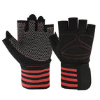 Fitness extended wristband [black and red] / M