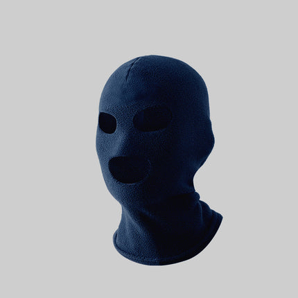 Fleece-Lined Winter Windproof and Warm Face Mask, Cold-Proof Face Protection for Skiing and Cycling, Neck Warmer, Hat and Earmuffs All-In-One Hat