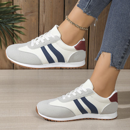 Women's Training Shoes 2025 Autumn New Korean Style Ins Student Casual Breathable Sports Versatile White Shoes