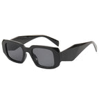 Bright black frame gray film