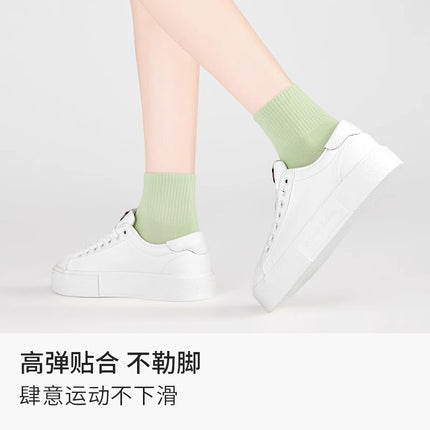 Zhuji socks women's deodorant sweat-absorbent cotton socks spring and summer thin antibacterial breathable sports socks wholesale boneless women's socks