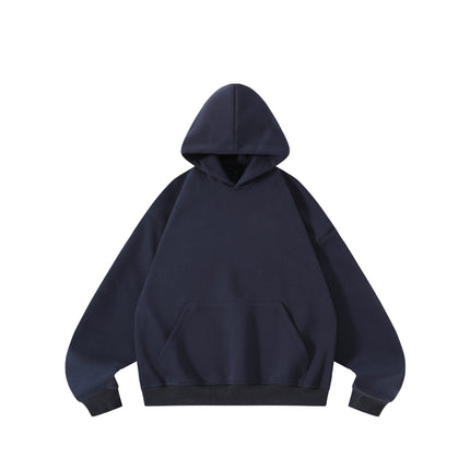 Mr. Song 2025 Spring 420g Short American High Street cleanfit Profile Hooded Sweater Men's and Women's boxy Hoodie