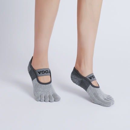 Yoga Yoga Socks Non-Slip Women's Thin Summer Five-Finger Socks Non-Slip New Fitness Indoor Sports Pilates Socks