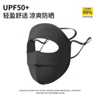 [fishbone support + full face sun protection] - black