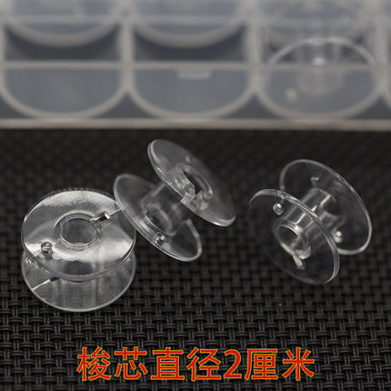 Household Sewing Machine Bobbin Storage Box 25/36 Grids Bobbin Case Plastic Parts Storage Hand Sewing Needle and Thread Box