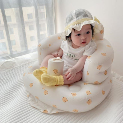 Popular Bb Stool Korean-Style Baby Sitting and Bathing Chair Anti-Fall Chair Learning Chair Foldable Inflatable Baby Sofa