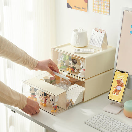 Desktop Organization Storage Box Bubble Mart Dustproof Transparent Figurine Box Cosmetics Jewelry Storage Cross-Border Hot Sale
