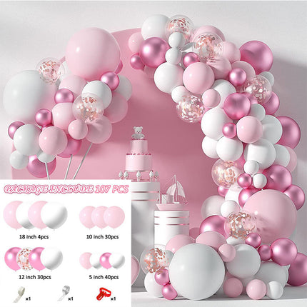 Cross-border Amazon Balloon Chain Arch suit New Birthday Decoration Wedding Room Wedding Balloon Scene Decoration Wholesale