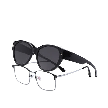 New TR Coated Fashion Sunglasses Polarized Sunglasses Myopia Glasses UV Protection Driver Driving Glasses 519