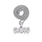 silver single pendant