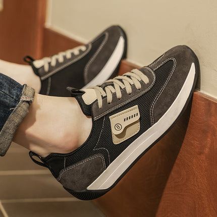 Men's Shoes 2025 Spring New Sports Casual Shoes Men's Versatile Trendy Thick-Soled Training Jogging Shoes