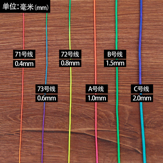 Dragon Boat Festival Colorful Rope DIY Handmade Braided Material Children Colorful Bracelet Lixia Egg Pocket Colorful Rope