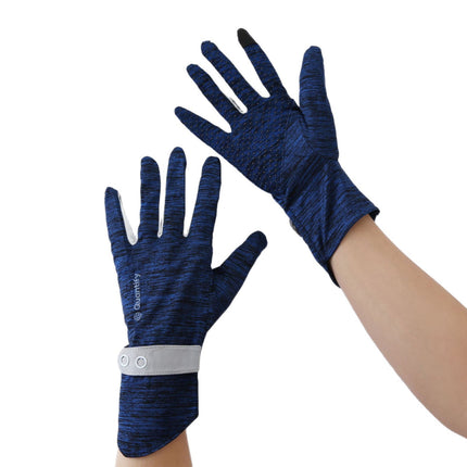 Sun Protection Gloves for Men, Anti-Slip, Touch Screen, Ice Silk, Summer Cycling, Outdoor Fishing, Anti-Uv, Touch Screen Compatible