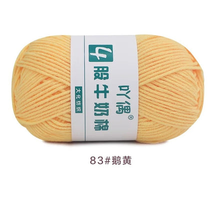 Aridor 4 strands milk cotton wool tufting gun special thread carpet crochet doll yarn children crochet thread
