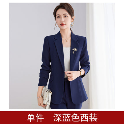 High-end Suit suit Women's Spring Wear Elegant Work Clothes Beauty Salon Business Wear Dress Jewelry Store Front Desk Work Wear