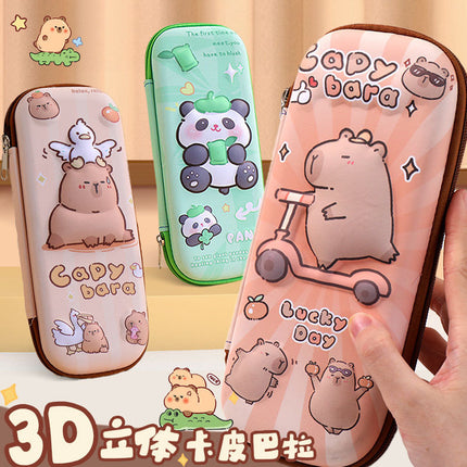 Kapi Barra 3D Stationery Box Student High-value Pencil Case Boys and Girls Multifunctional Large Capacity Pencil Case Pencil Case