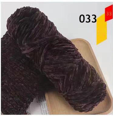 100g Chenille Velvet Thick Yarn Ball for Hats, Scarves, Sweaters, Crochet Shoes, DIY Knitting Materials, Hand Knitting