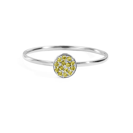 Cross-border foreign trade new stainless steel diamond ring Women's Light luxury December birthday stone ring gift wholesale