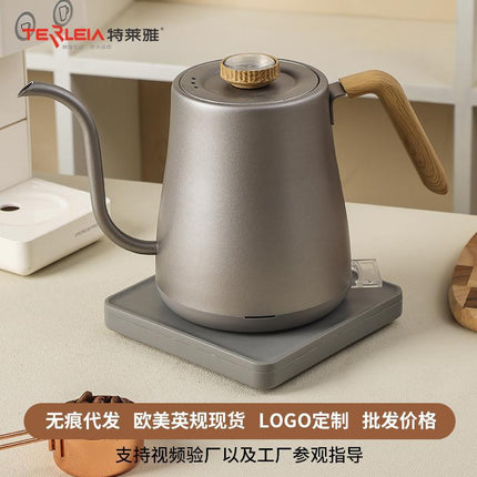 Slender Mouth Electric Household Kettle with Thermometer Coffee Hand Kettle Electric Kettle Electric Coffee Pot