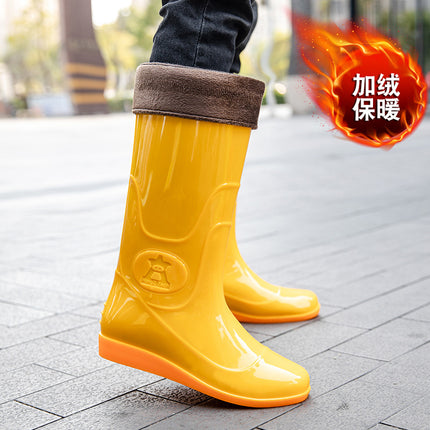 Special Rain Boots for Pig Farming, Anti-Stone and Debris Flats-Soled Anti-Slip High-Top Rain Boots for Men and Women, Special Water Shoes for Farms, Overshoes