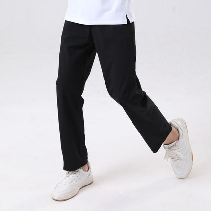 Amazon Export Summer Boys Children's Yoga Pants New Solid Color Breathable Sports Casual Pants Thin Fitness Pants