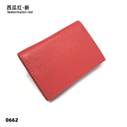 in stock Japanese classic high-rise leather business card bag head layer cowhide business large capacity Japanese business card bag wholesale