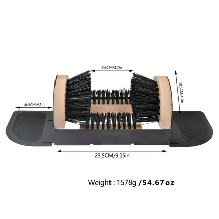 Amazon Cross-border Popular Outdoor Shoe Brush with Pedal Shoe Polisher - Outdoor Shoe Polisher Cleaning Brush Doorway Brush