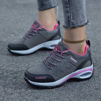 Heightened Air Cushion Women's Shoes Hiking Shoes Outdoor Shoes Casual Non-slip Breathable sneaker 41 Breathable plus size 42