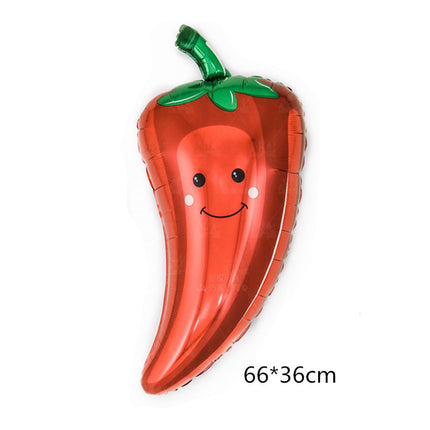 Large Fruit Shape Aluminum Film Balloon Hawaiian Style Glasses Fruit Birthday Party Party Decoration Balloon