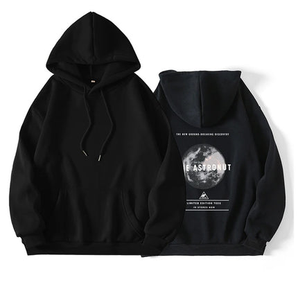 Amazon Moon Pattern Hoodies for Men and Women Autumn Long Sleeve Printed Sweatshirts Casual Chic Street Pullovers