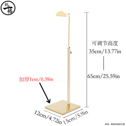 Cross-Border Exclusive Supply of Stainless Steel Bag Racks, Bag Display Racks, Bag Supports, Bag Racks for Stores, Adjustable Handbag Stands