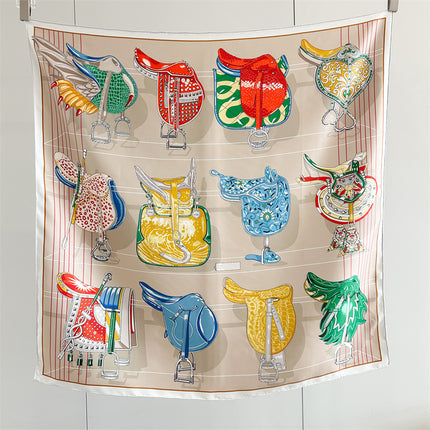 Spring and Autumn New Mulberry Silk Scarf Women's Shawl Scarf