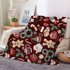 Santa claus and bear 2 / 70*100CM【280g】