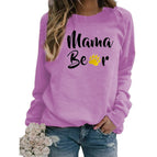 round neck purple / S