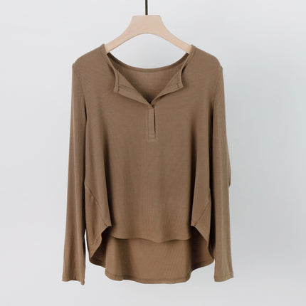 Summer New Style Yoga Top Long-Sleeved Women's Ribbed Loose Blouse Quick-Drying Running Sports Long-Sleeved Quick-Drying T-Shirt for Women