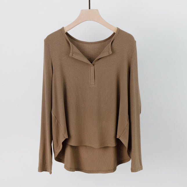 Summer New Style Yoga Top Long-Sleeved Women's Ribbed Loose Blouse Quick-Drying Running Sports Long-Sleeved Quick-Drying T-Shirt for Women