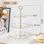 New [three layers] water ripple [transparent] [solid metal bracket]]