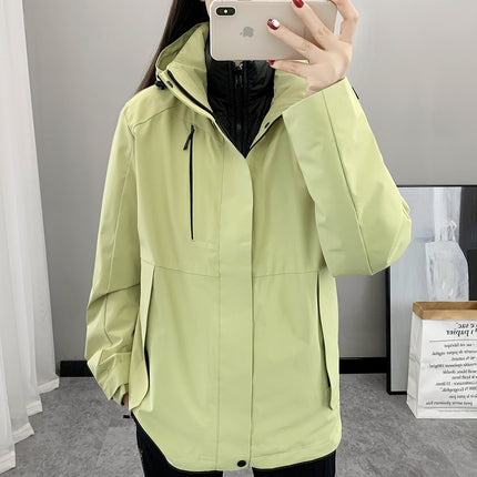 Winter Outdoor Three-In-One Jacket Women's 2025 New down Liner Outdoor Mountaineering Windproof and Waterproof Jacket
