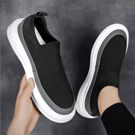 Men's Shoes Summer Breathable 2023 New Style Shoes Men's One-Pedal Handsome Men's Casual Deodorant Mesh Fashionable Shoes