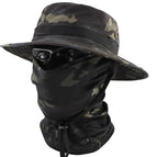 Dark night cp benny hat + bird's eye hood / One size fits all