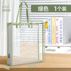 [green] transparent jelly pvc handbag + admission ticket 1323
