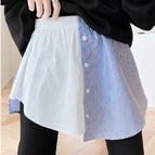 blue stripe stitching / M