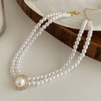 Vintage disc necklace