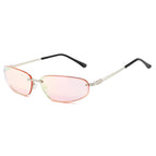 Silver frame pink mercury