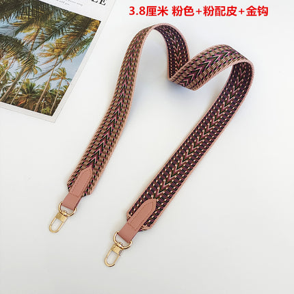 Canvas Bag Strap Accessories Crossbody Bag Strap Accessories Strap Crossbody Wide Extended Backpack Strap Pu Leather Woven Replacement Strap
