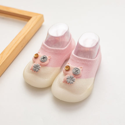 Spring new children's toddler shoes floor socks shoes non-slip soft bottom anti-drop heel baby cartoon doll toddler wholesale