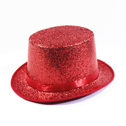 British Retro Gentleman Hat Black High Top Jazz Hat Stage Magic Hat Kidsren's Performance Hat Fashion High Top Hat